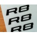 Audi R8 Fuel Cap Insert Decals