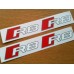 Audi R8 V10 Three Colour Brake Decals