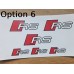 Audi RS Brake Decals Audi RS Brake Decals
