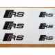 Audi RS Mono Colour Brake Decals