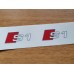 Audi S1 Brake Decals Three Colour