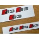 Audi S3 Brake Decals Three Colour