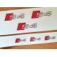 Audi S4 Brake Decals Three Colour