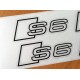 Audi S6 Brake Decals Monochrome