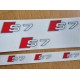 Audi S7 Brake Decals Three Colour