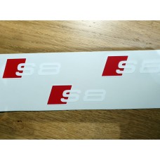 Audi S8 Brake Decals Two Colour