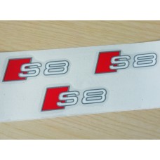 Audi S8 Brake Decals Three Colour