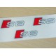 Audi S8 Brake Decals Three Colour