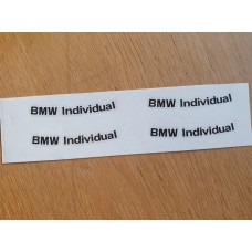 BMW Individual CURVED Wheel Decals