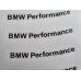 BMW Performance CURVED Wheel Decals