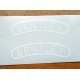 Bentley Curved Brake Decals Text
