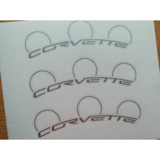 Corvette 6 and 4 Piston Brake Decals