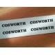 Cosworth Brake Decals Style 1