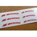 Honda S2000 Brake Decals
