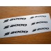 Honda S2000 Brake Decals
