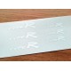 Honda Type R Brake Decals Solid Colour