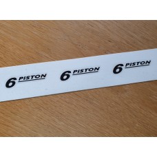 Jaguar 6 Piston Brake Decals