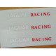 Jaguar Racing Text Brake Decals