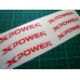 MG X-Power Brake Decals