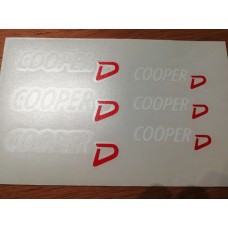 Mini Cooper D Brake Decals