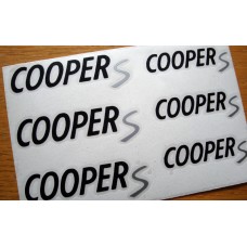 Mini Cooper S Monochrome Brake Decals