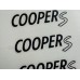 Mini Cooper S Monochrome Brake Decals