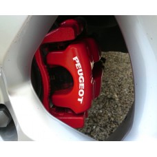 Peugeot Old Style Brake Decals