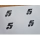 Renault 5 Wheel Decals