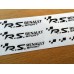 Renault RS Megane Clio Brake Decals