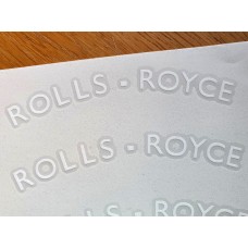 Rolls Royce Brake Caliper Decals Text