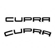 Seat Cupra Text Brake Decals