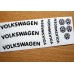 Volkswagen VW Brake Decals