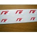 Volkswagen VW R-Line Brake Decals