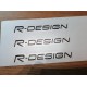 Volvo R Design Brake Decals