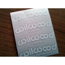 Wilwood 4 Piston Brake Decals